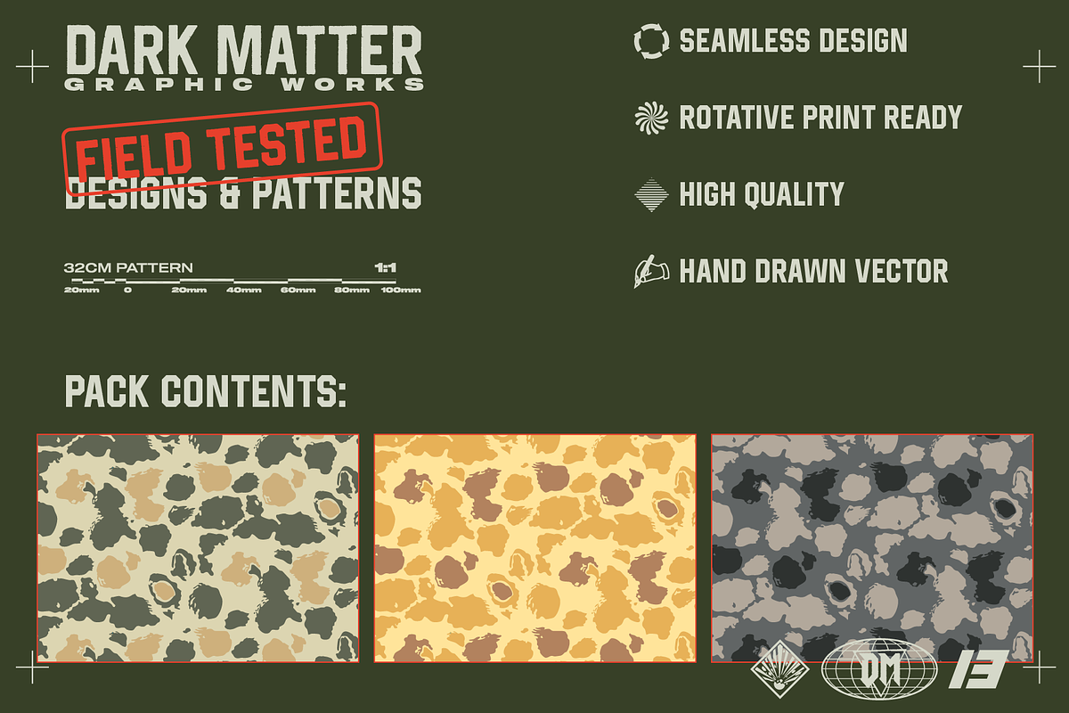 Desert Brush Camo Seamless Pattern, a Pattern Graphic by darkmatter_graphicworks (Photo 2 of 3)