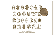 Monogram font & Illustration Bundle, a Font by The Old Type Foundry (Thumbnail 2 of 11)
