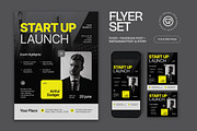 Startup Launch Flyer, a Flyer Template by graphicook (Thumbnail 1 of 3)