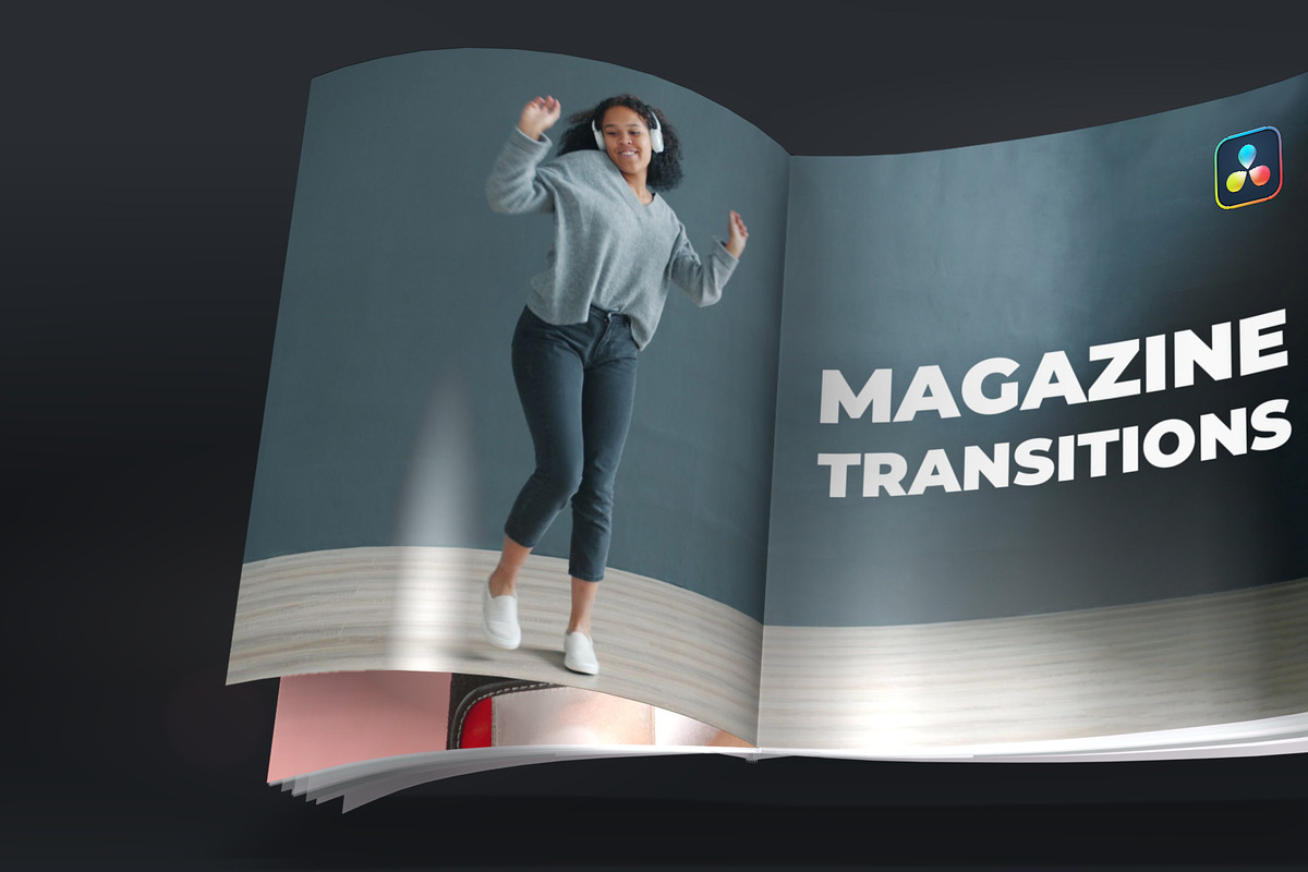 Magazine Transitions DaVinci Resolve, a Social Media Template by iamkoltunov (Photo 1 of 4)