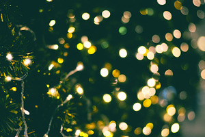 Bokeh of christmas lights featuring bokeh, bokeh background, and abstract