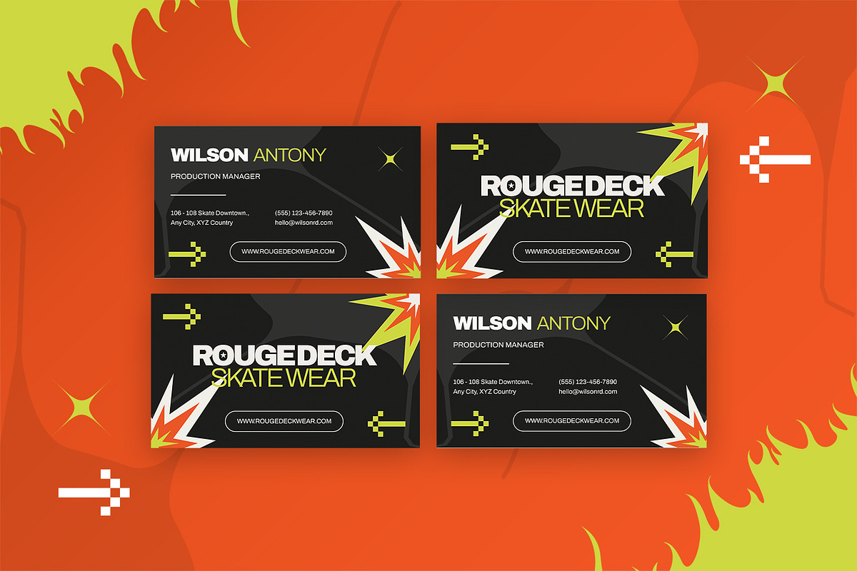 Rouge Deck - Business Card, a Business Card Template by StreaksideStd (Photo 3 of 3)