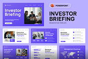 Investor Briefing Powerpoint, a Presentation Template by Sixtemp (Thumbnail 1 of 3)