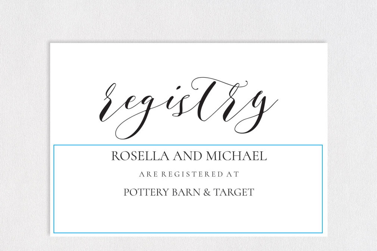 Registry Cards Editable SHR459, an Invitation Template by Shafura_Wedding (Photo 4 of 5)