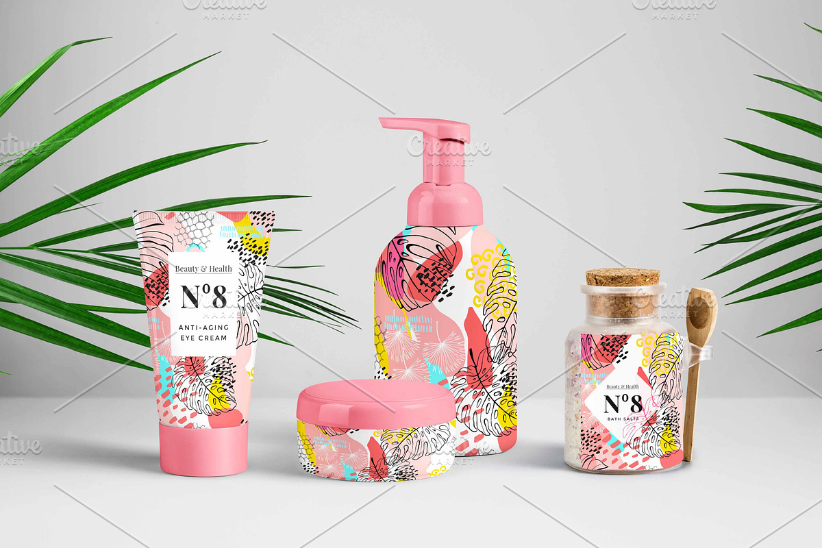 Abstract floral collection, a Decorative Illustration by Polanika (Photo 5 of 12)