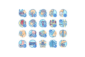 surgery hospital health icons hand, an Object Illustration by pikepicture