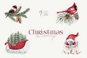 Christmas is coming - watercolor set, a Decorative Illustration by ReachDreams (Thumbnail 4 of 9)