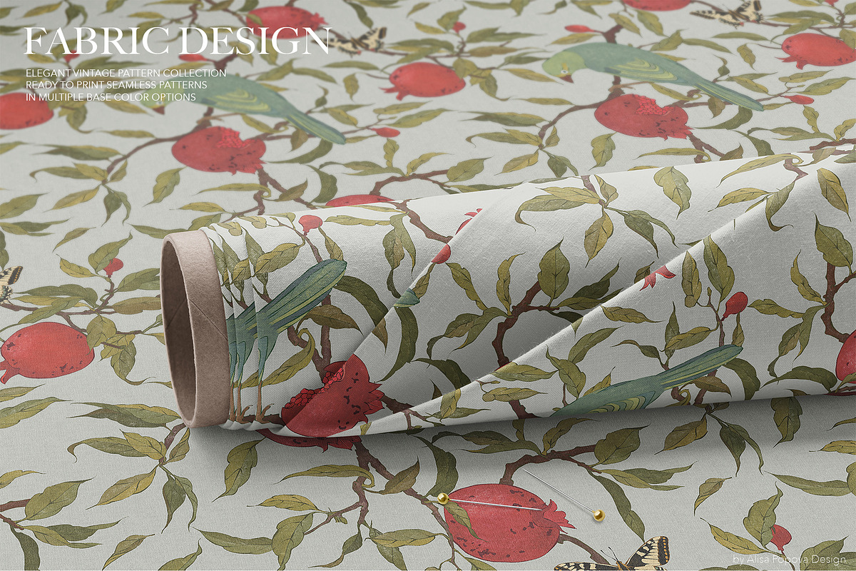 Vintage Garden - Pattern Collection, a Pattern Graphic by Alisa Fimen Design (Photo 5 of 10)