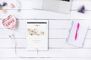 Crystal Desktop 10 - iPad Mockup, an iPad Mockup by SunnyTangerine Stock (Thumbnail 2 of 2)