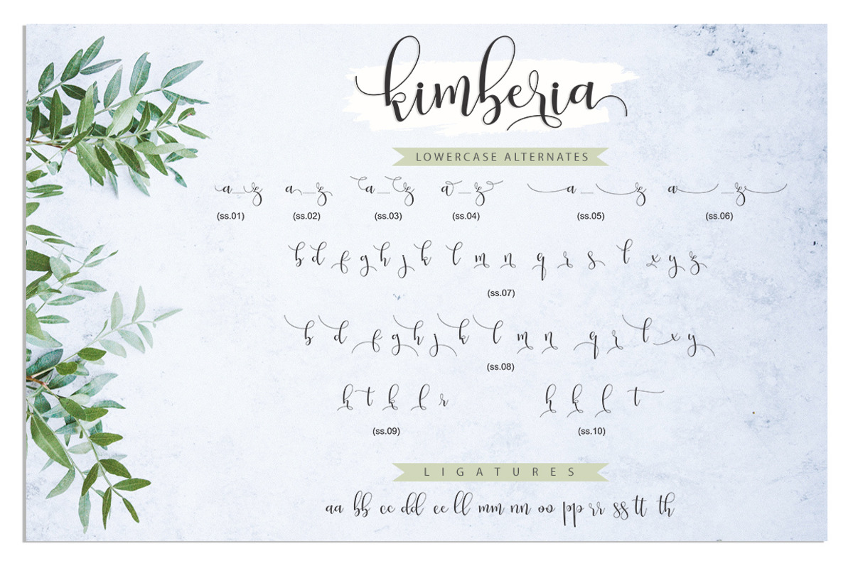 Kimberia Script, a Script Font by Lettersams (Photo 10 of 11)
