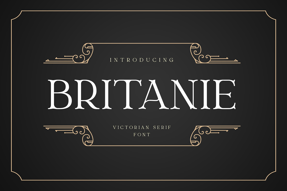 BRITANIE Vectorian Serif Font