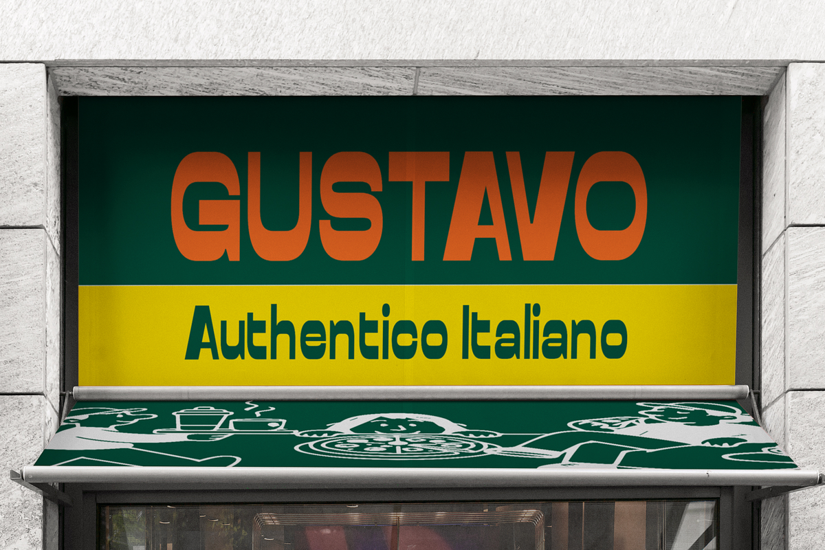 Smacko - Bold Reverse Retro Sans, a Sans Serif Font by Typia Nesia (Photo 4 of 12)