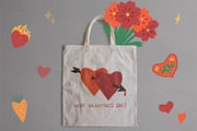 Retro Valentine clipart and graphics, a Decorative Illustration by Paper Cherry (Thumbnail 21 of 23)
