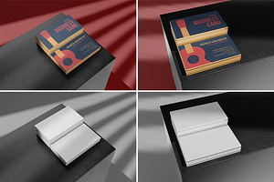 Realistic Business Card Mockup