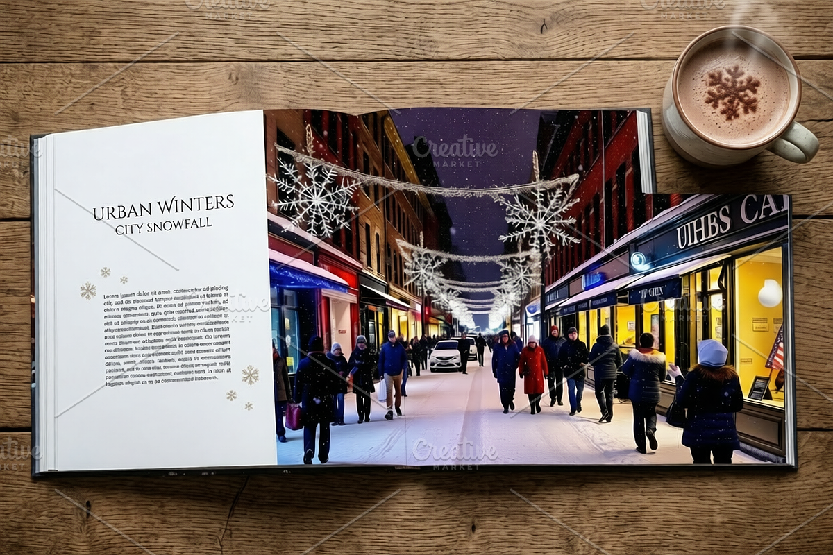 Winter City Glow | Stock Photo, a Holiday Photo by Aura Canyon HQ (Photo 5 of 5)