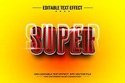 Super 3D editable text effect, a Layer Style Add-On by nicemorning (Thumbnail 1 of 3)