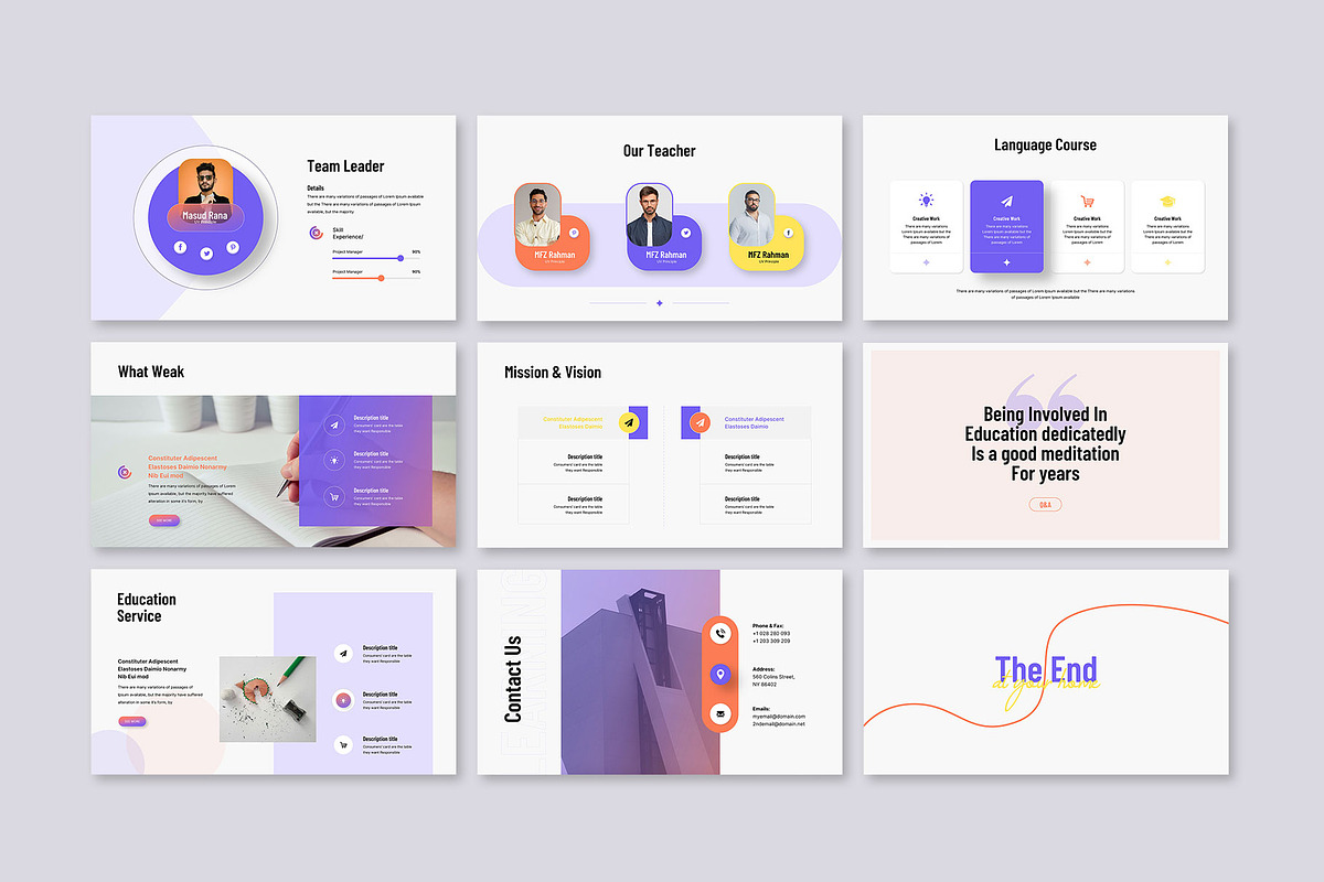 E-Learning Education Presentation, a Presentation Template by KreateTribe (Photo 4 of 6)