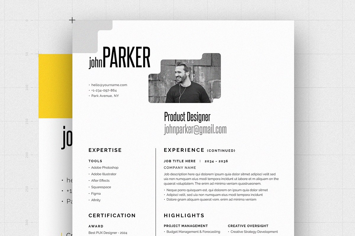 Resume/CV, a Resume Template by Reuix Studio (Photo 3 of 6)