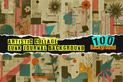 Artistic Collage Journal Background, a Background Photo by Graphic Template (Thumbnail 1 of 2)