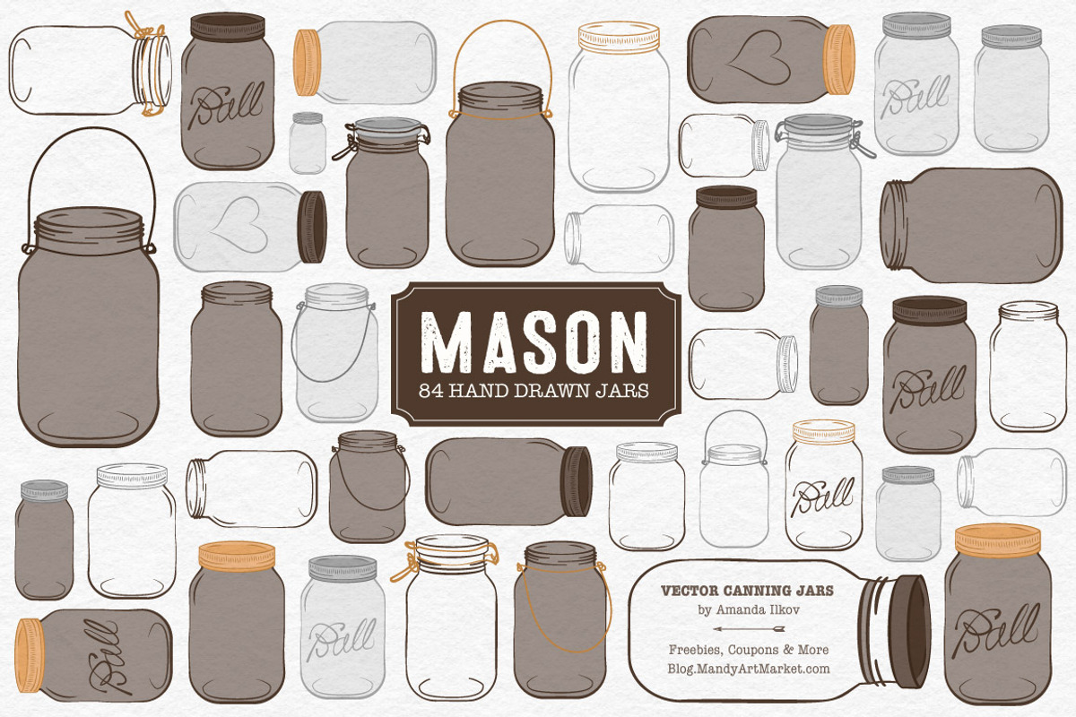Chocolate Jar Vectors & Clipart, an Illustration by Amanda Ilkov (Photo 1 of 4)