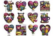 Valentine's Day Love Letter Clipart, a Graphic by CitraGraphics (Thumbnail 2 of 4)