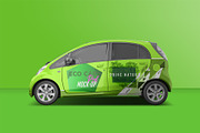 Realistic Electric Car PSD Mockup, an Advertising Mockup by Sinlatown (Thumbnail 3 of 6)