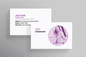 Fashion Shop Business Card