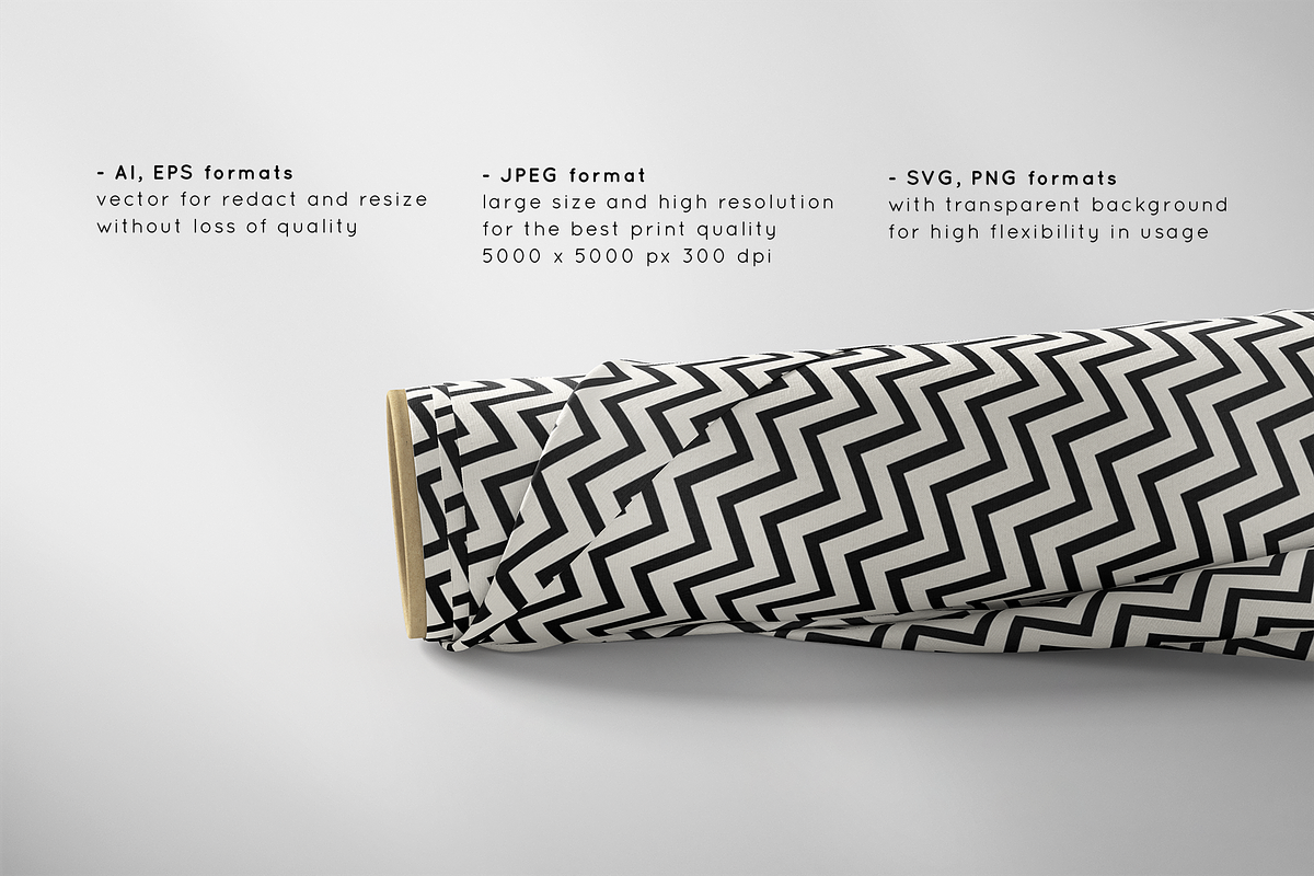 Minimalist Seamless Patterns | vol.2, a Pattern Graphic by Curly_Pat (Photo 8 of 10)