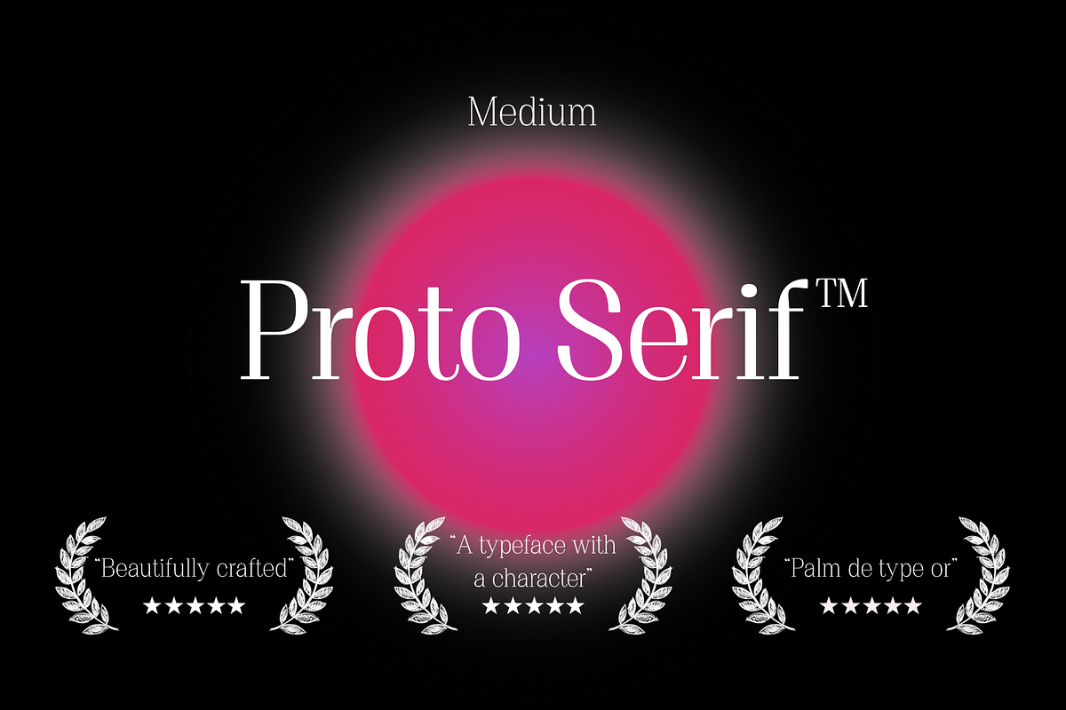 Proto Serif Medium, a Serif Font by Bukva™ Type Foundry (Photo 1 of 13)