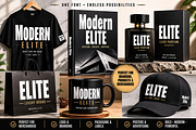 Modern Elite, a Serif Font by Wow Magic (Thumbnail 6 of 6)