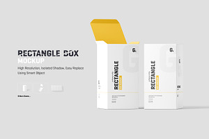 Rectangle Box Packaging Mockup