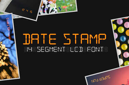 Date Stamp, a Font by SparkleStock