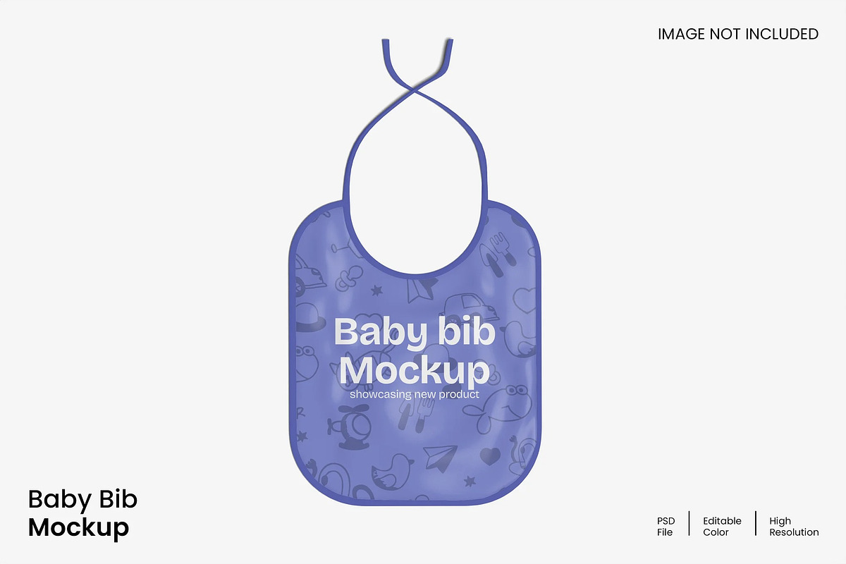 Baby Bib Mockup, a Household Mockup by renderstockmarket