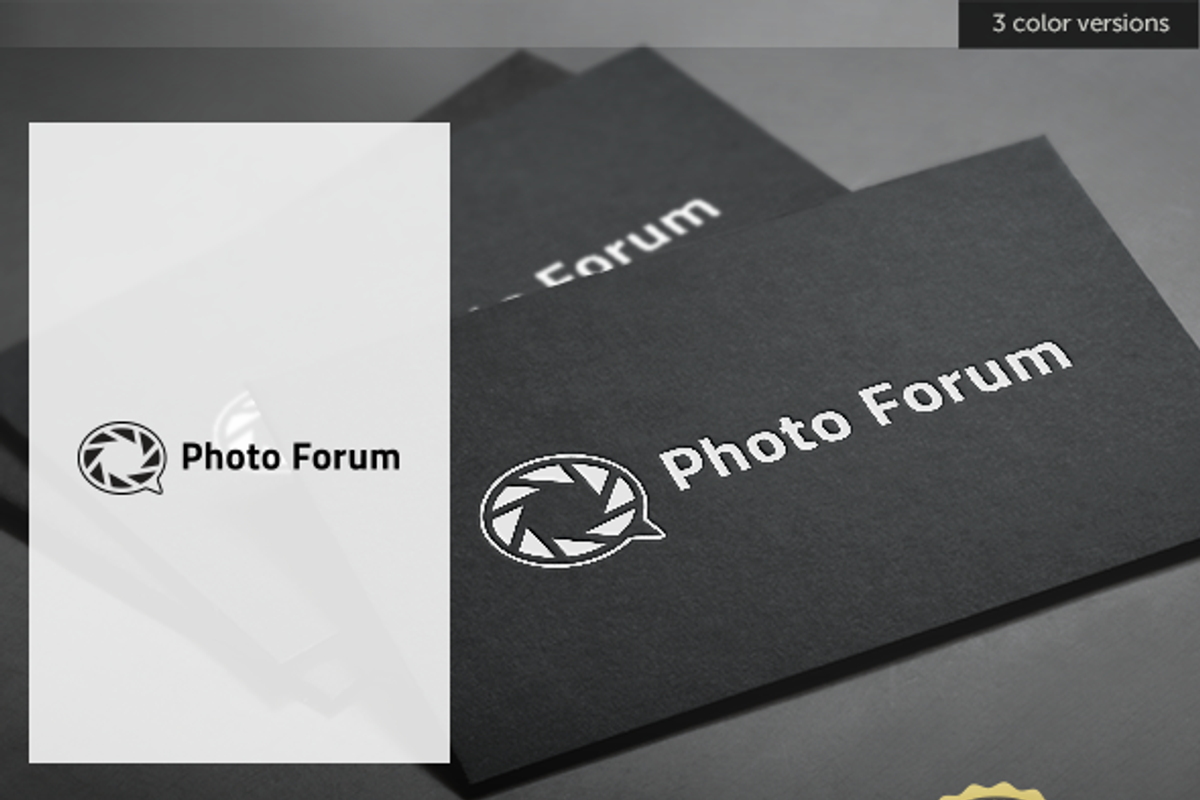 Photo Forum Logo, a Branding & Logo Template by LogoBuy (Photo 3 of 3)