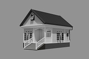 House Building - Type 1, an Architecture 3D Model by mrfauzi (Thumbnail 1 of 22)