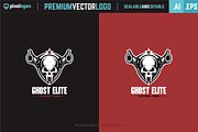 Ghost Elite Logo, a Branding & Logo Template by pixelogan (Thumbnail 2 of 3)