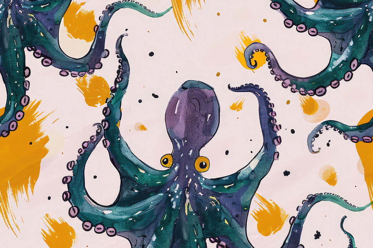 300+ Cute hand drawn pattern V1, a Pattern Graphic by Virgo Studio (Photo 9 of 11)