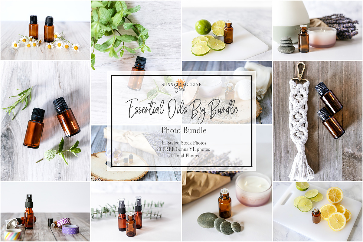 Big Essential Oils - Photo Bundle, a Health & Medical Photo by SunnyTangerine Stock (Photo 1 of 8)
