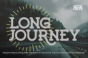 Walkingblue -  Retro Rough Font, a Font by LetterStock (Thumbnail 3 of 7)