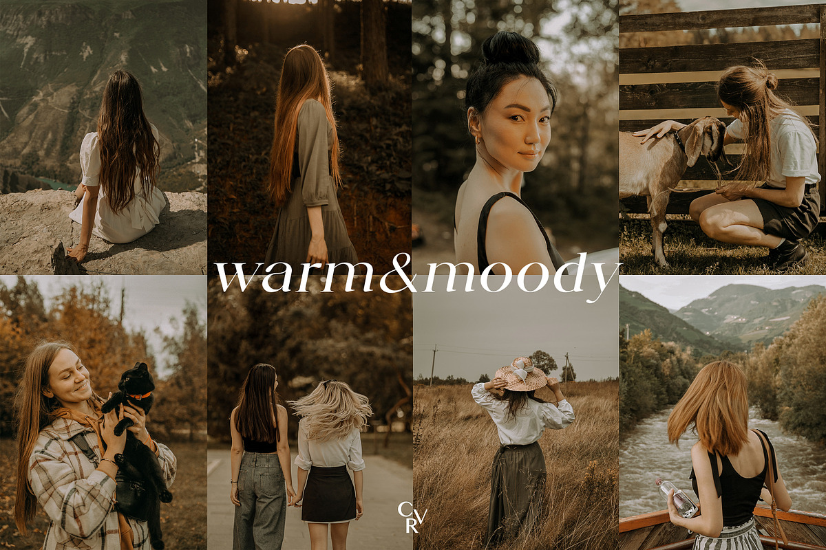 15 Warm and Moody Lightroom Presets, a Preset Add-On by CVR Presets (Photo 3 of 7)