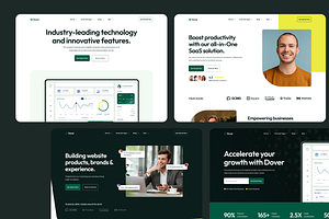 Dover: Multi-Layout SaaS Figma