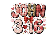 John 316 Png, Preppy Valentine Png, an Illustration by Designking (Thumbnail 2 of 6)