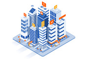 Flat design isometric illustrations, an Education Illustration by Creative Graphics (Thumbnail 12 of 15)