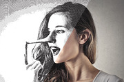Etching Photoshop Action preview 2