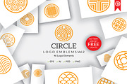Creative Premade Circle Logo Emblems, a Branding & Logo Template by Artha Desain (Thumbnail 1 of 10)