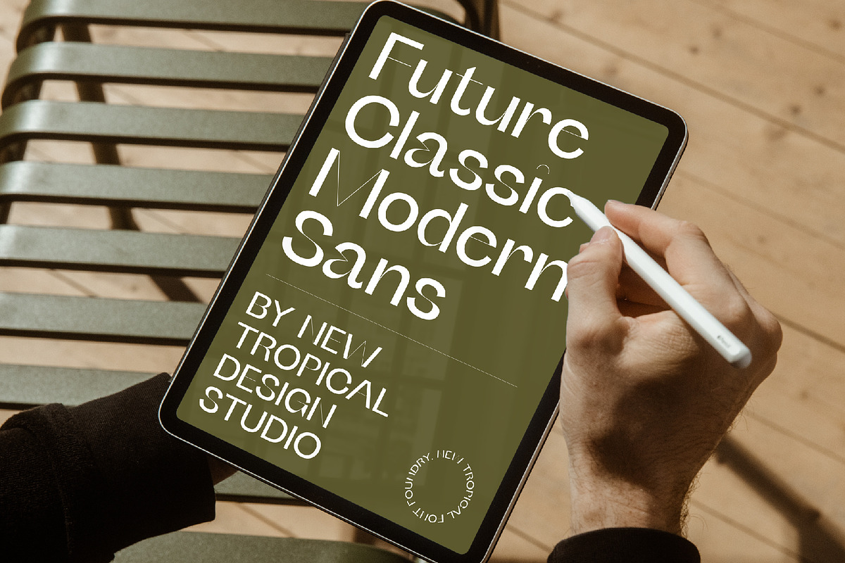 Future Classic Sans Typeface, a Sans Serif Font by Tropical Type (Photo 6 of 11)