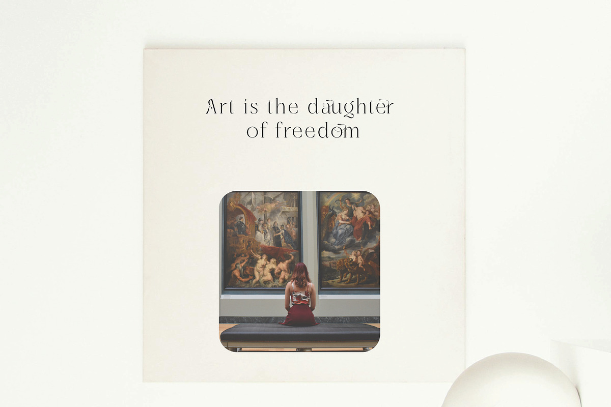 Lorvine | Elegant Modern Serif Typef, a Serif Font by Artdez (Photo 3 of 5)