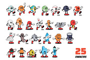 Cartoon Sports Characters, a Sport Illustration by Sandypramana (Thumbnail 2 of 10)