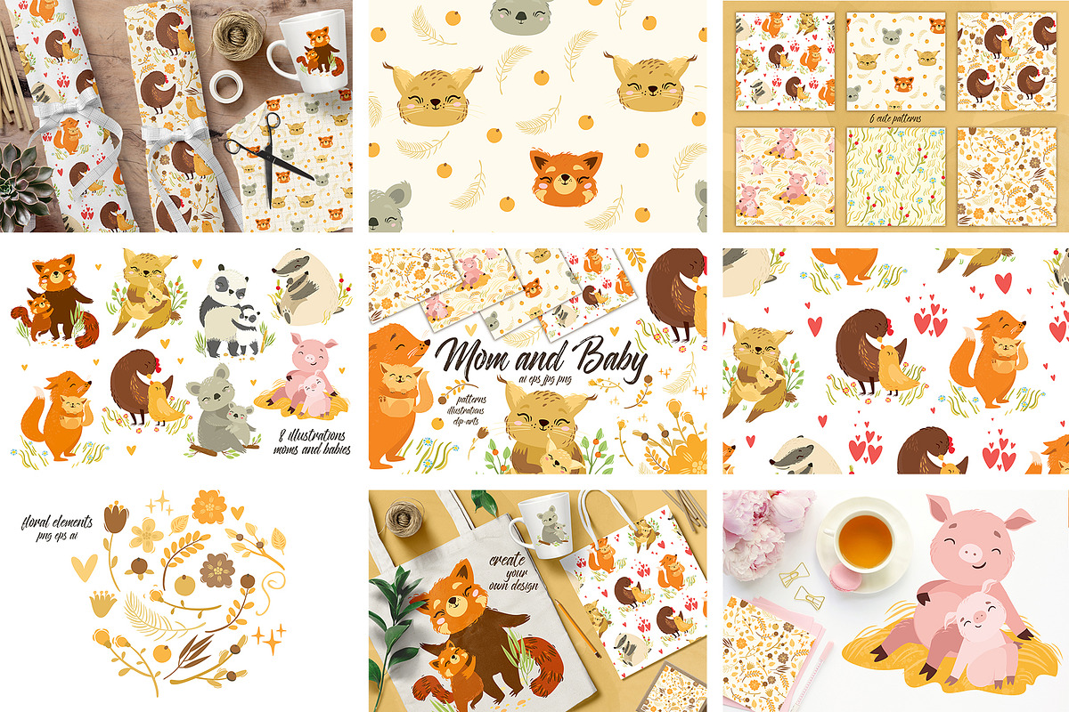 KIDS BUNDLE 2, an Animal Illustration by Lesya Skripak (Photo 10 of 11)