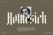 Rymaki - Modern Blackletter Font, a Blackletter Font by SilverStag Type Foundry (Thumbnail 4 of 30)